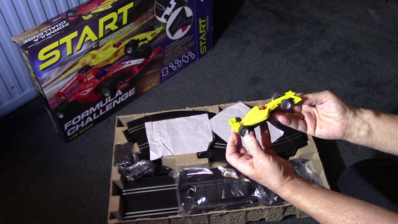 Unboxing Scalextric Start Formula Challenge set