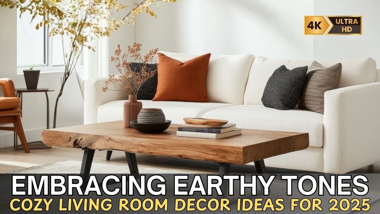 Embracing Earthy Tones: Cozy Living Room Decor Ideas for 2025