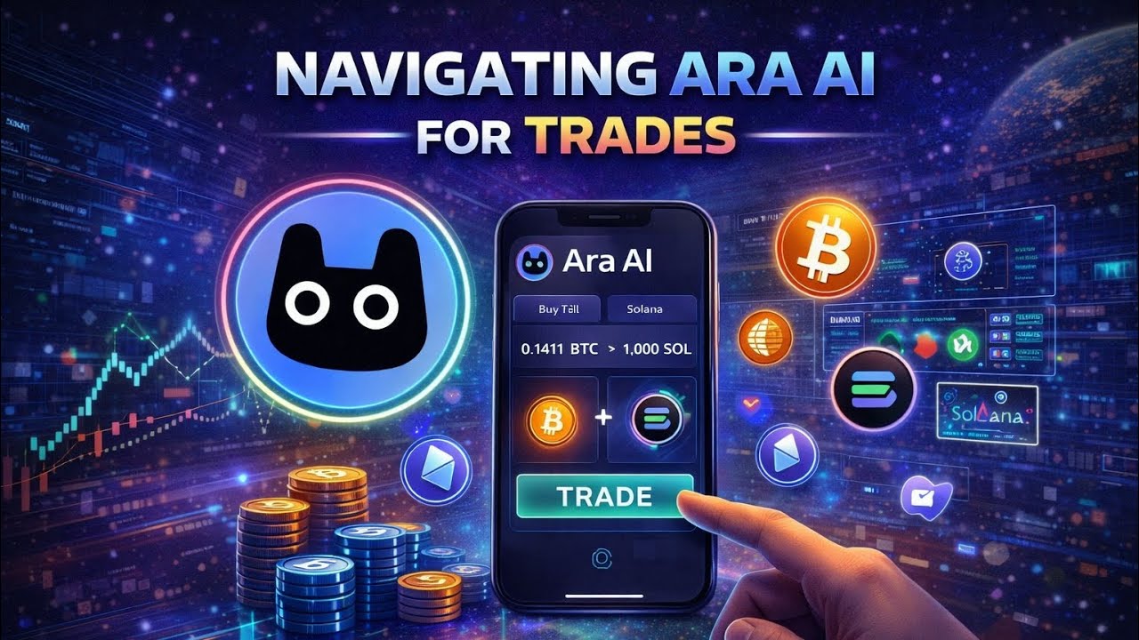 Trade coins through ARA