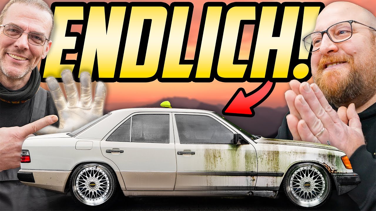 Rost VERSCHWINDET in SEKUNDEN?! - Mercedes W124 250D Taxi - Griff in die TRICKKISTE!