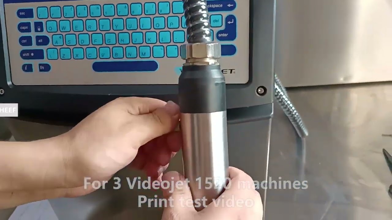 Are you still looking for a Videojet 1520 machine printing test? come here!
