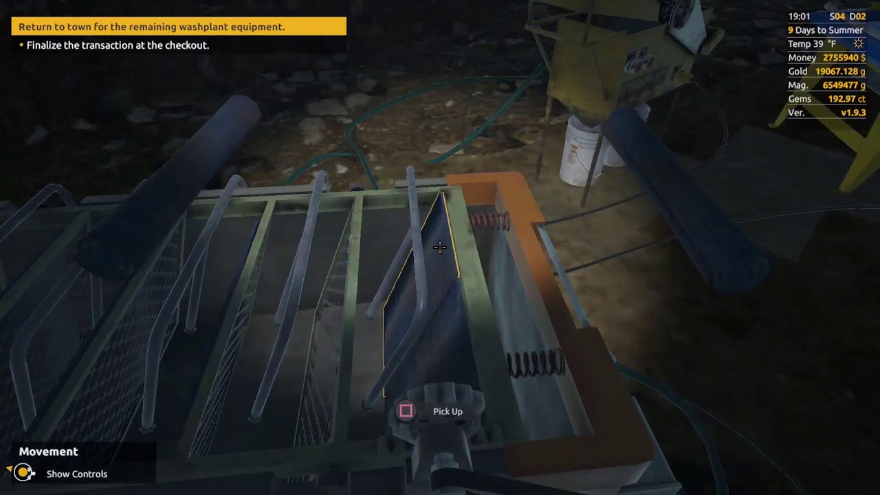 Gold Mining New DLC, Diamond Creek Tier 5 Set up