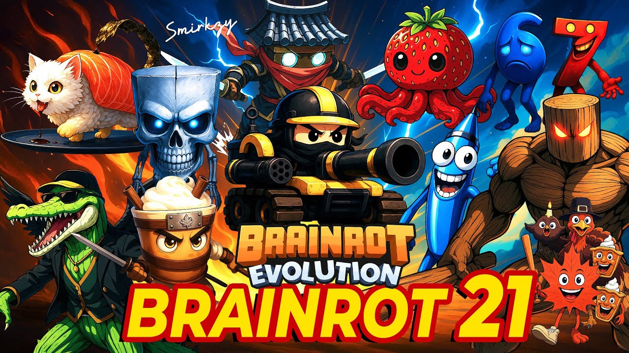 Smirkzy - Brainrot Anime Opening Song Pt. 21 (Official MV) ft. ALL NEW Brainrot Evolution Characters