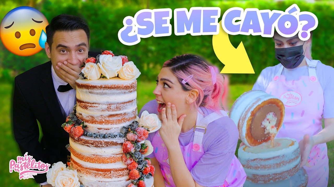 LE HICE EL PASTEL DE BODAS A MI EDITOR! | MIS PASTELITOS