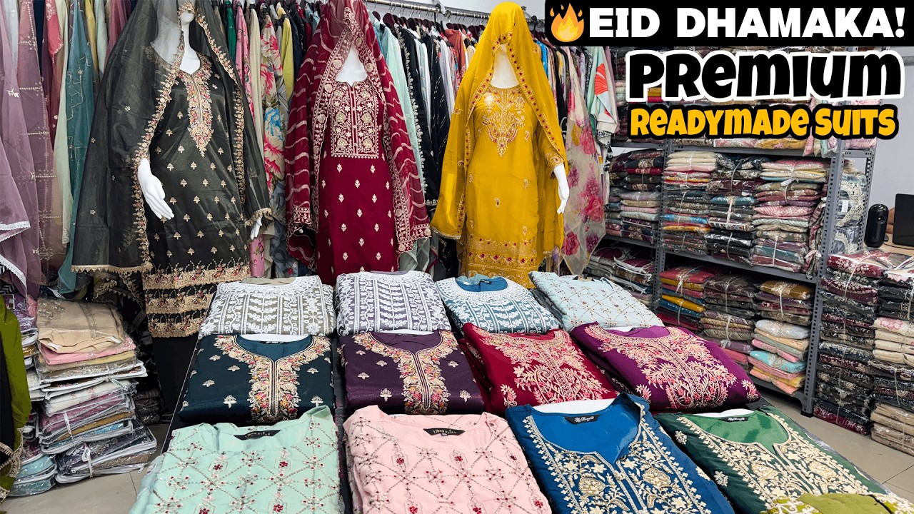 रेडीमेड सूट होलसेल प्राइस | Eid Special Ladies Suits Surat Textile Market