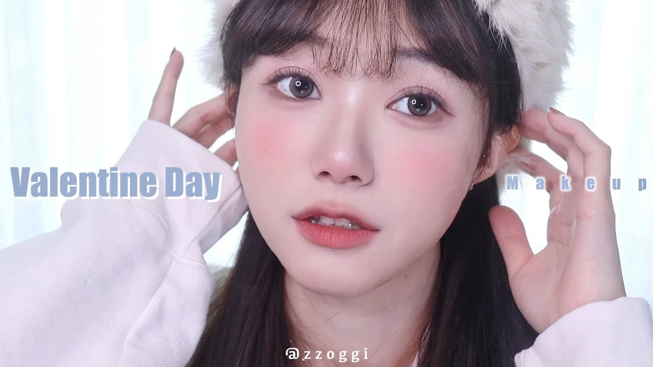 요기쪼기🌞청순 토끼상🐰발렌타인데이 데이트 메이크업 | 중안부 축소 꿀팁🍯Winter date Makeup