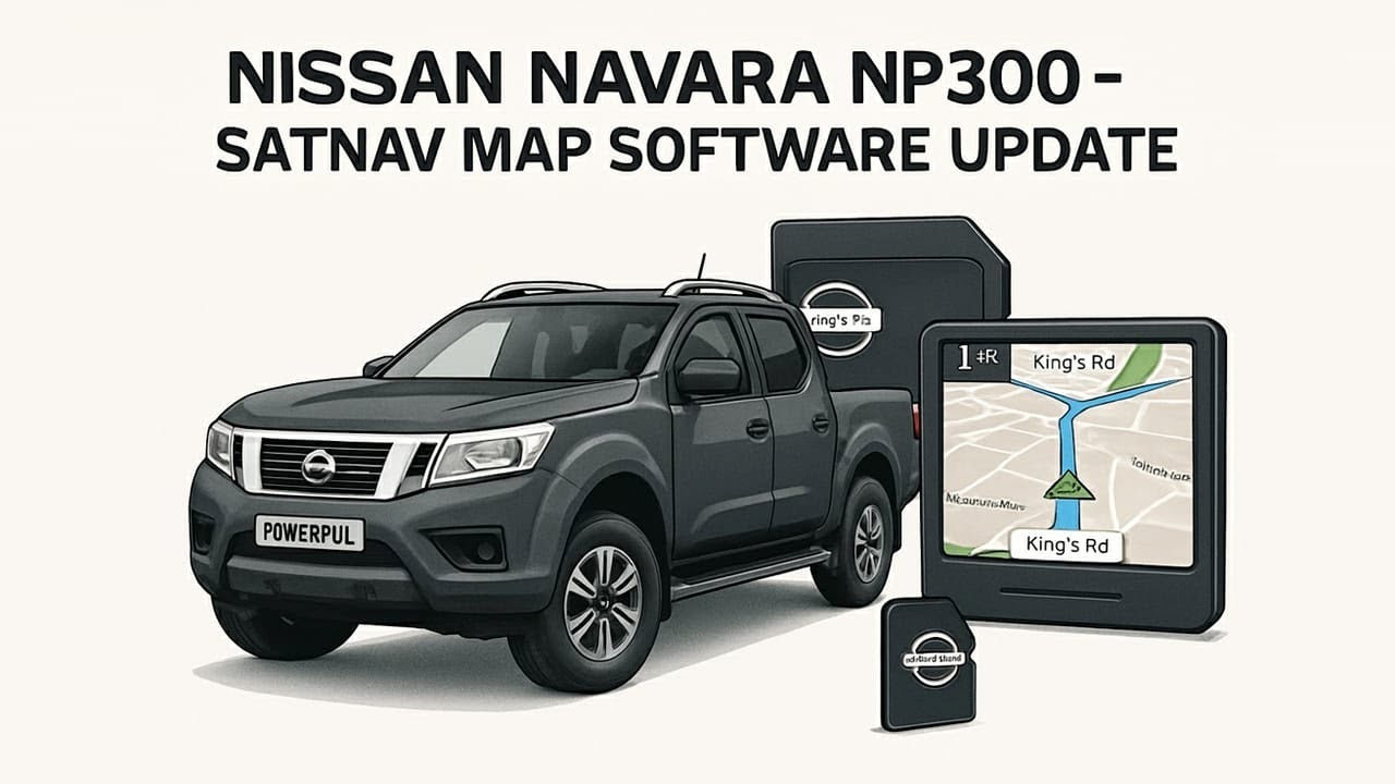 Программное обеспечение Nissan Connect 3 + обновление карт спутниковой навигации Navara NP300 Qas...