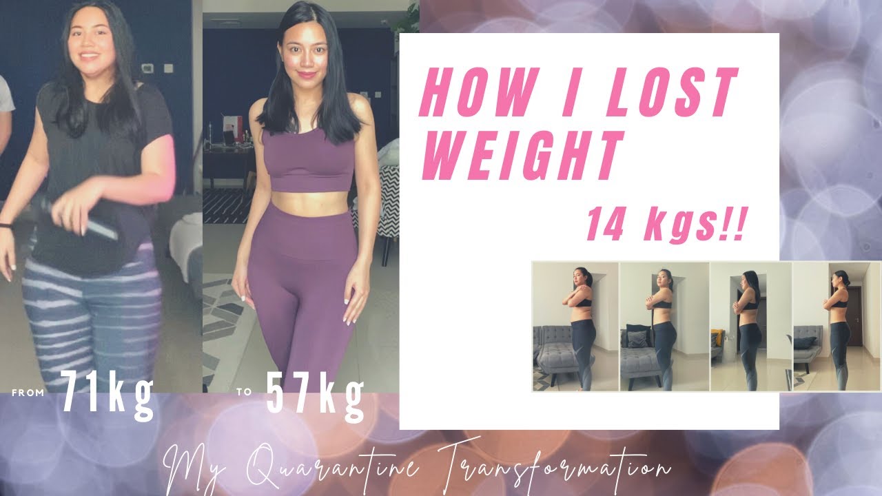 WEIGHTLOSS JOURNEY | Quarantine Transformation - Paano ako pumayat? From 71kg to 57kg!