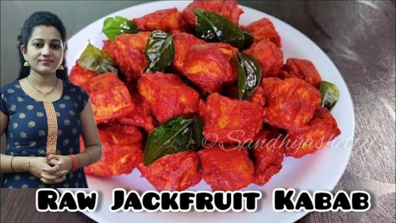 Raw jackfruit kabab | raw jackfruit kabab recipe | raw jackfruit kebab recipe | raw jackfruit recipe