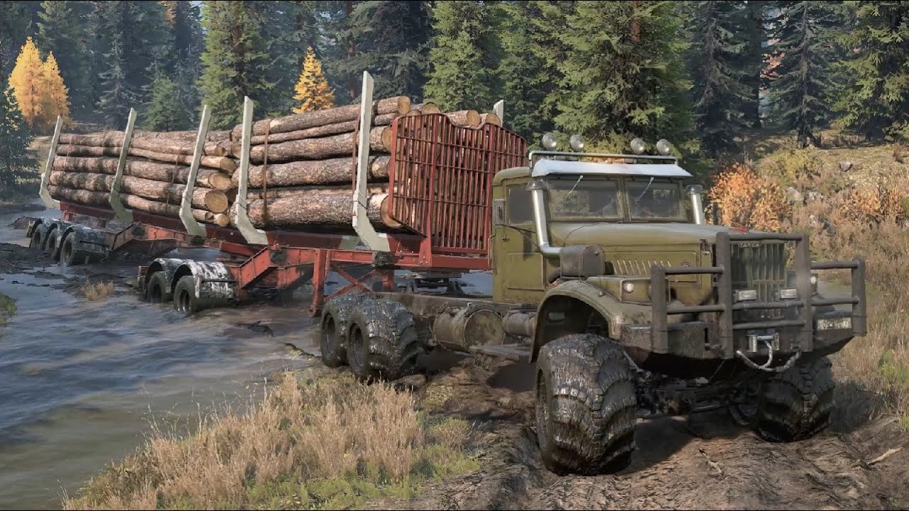SnowRunner: Heavy Logging Operation in Washington