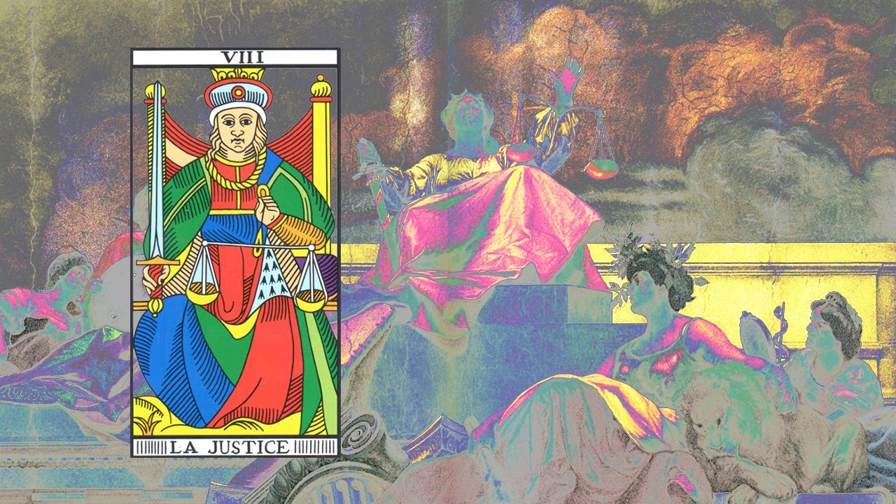 LA GIUSTIZIA VIII - Tarocchi Marsigliesi