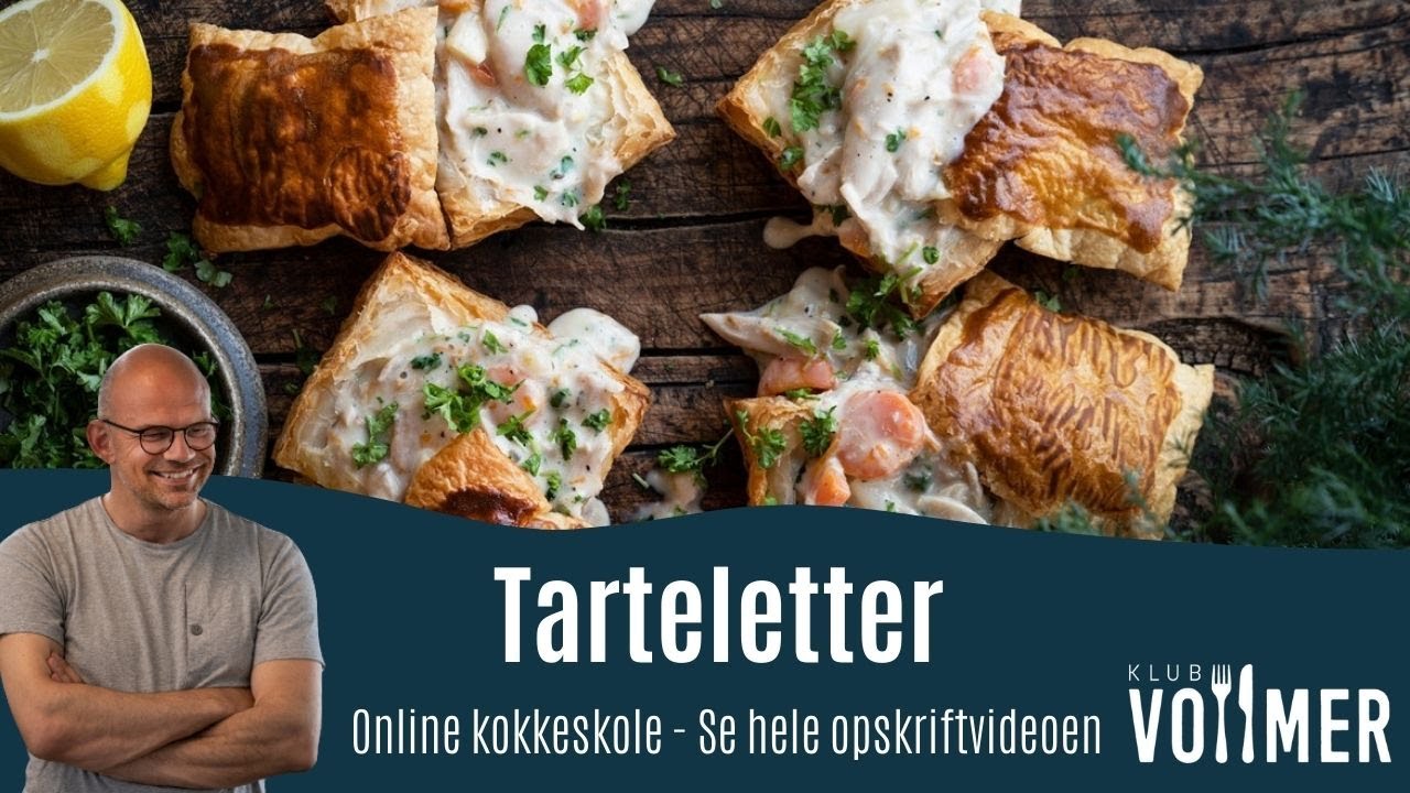 Tarteletter - Opskrift fra Klub Vollmer