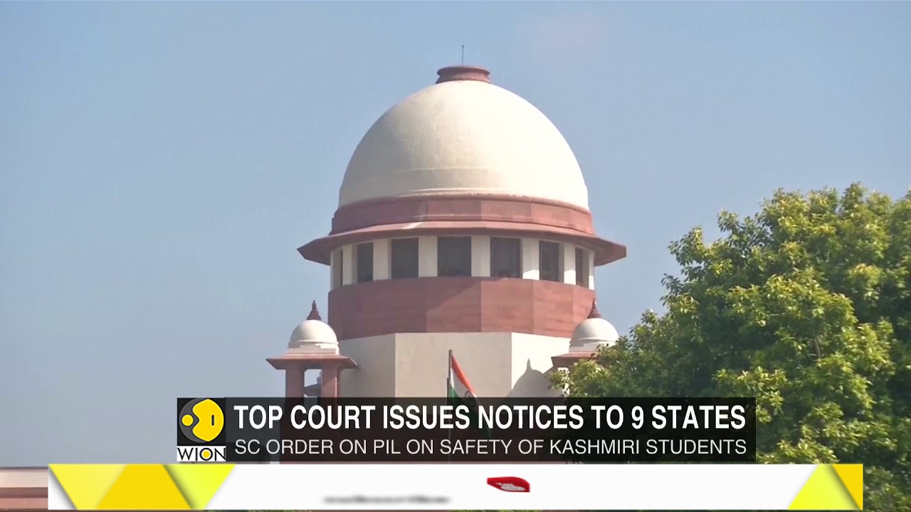 SC issues notices to state to ensure safety of Kashmiri students