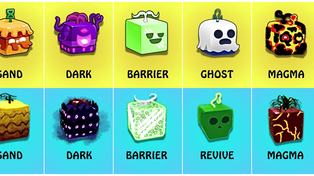 Old vs New Blox fruits Showcase | Revive Fruit