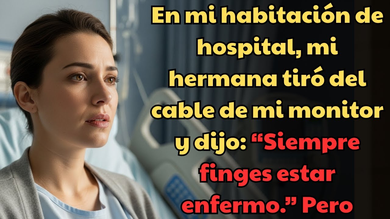 n Mi Habitación de Hospital, Mi Hermana Tiró del Cable del Monitor y Me Acusó de Fingir Todo