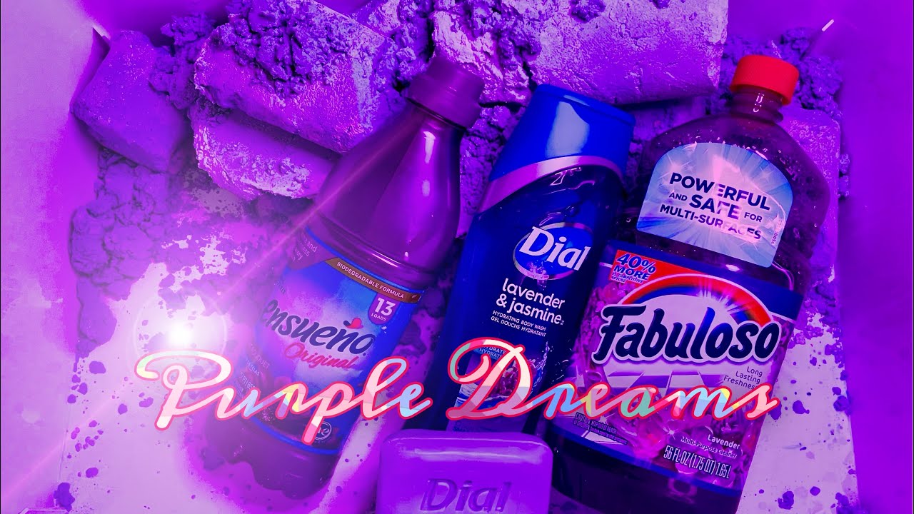 ☁️♻️💜 Recycled Purple Tydbol Paste •  Fabuloso • Dial Body Wash/Bar Soap • Ensueno