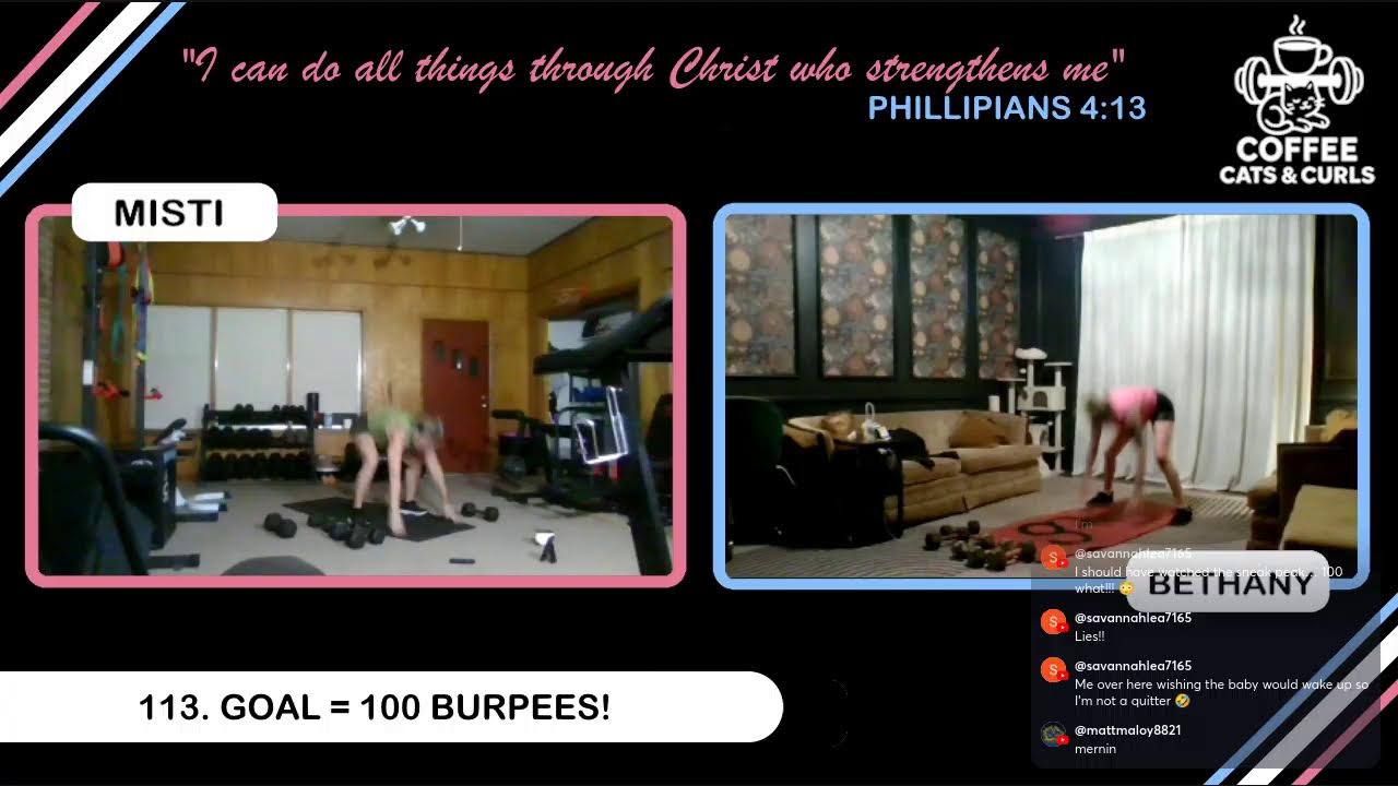 113. GOAL = 100 BURPEES!