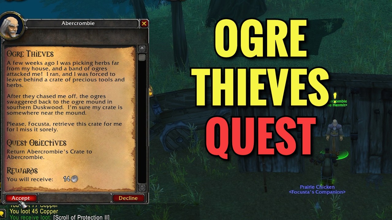 Ogre Thieves Quest (WoW Classic)