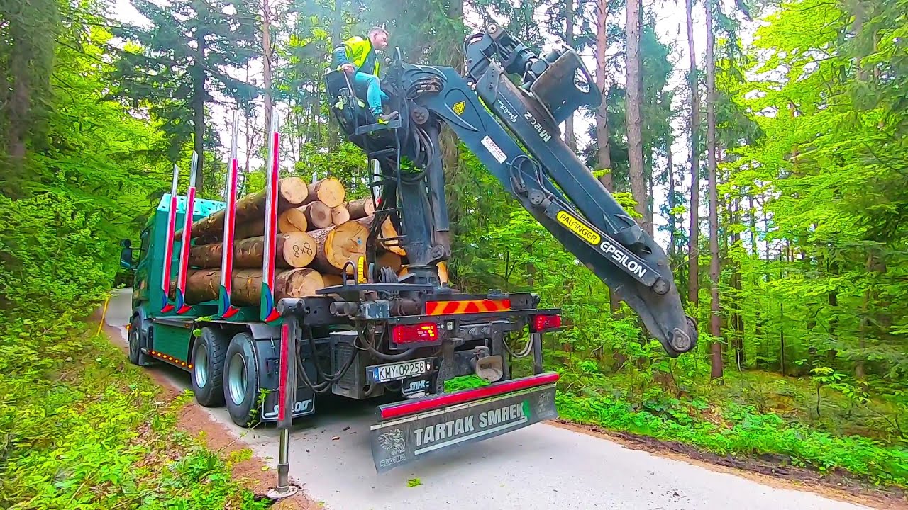 Scania V8 GreenPower TARTAK SMREK