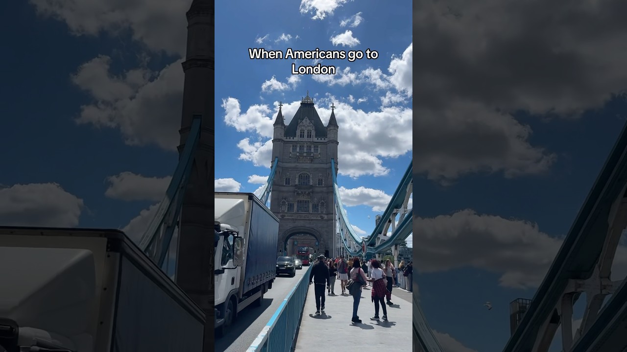 When Americans go to LONDON 😂 #short #comedy #travel