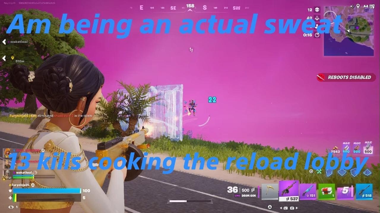 Turned into a Fortnite sweat