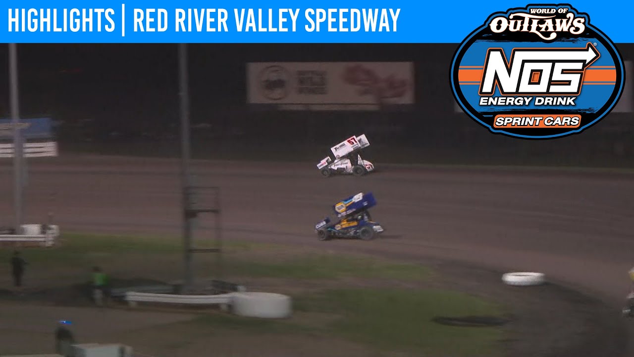World of Outlaws NOS Energy Drink Sprint Cars Red River Valley Speedway August 22, 2020 | HIGHLIGHTS