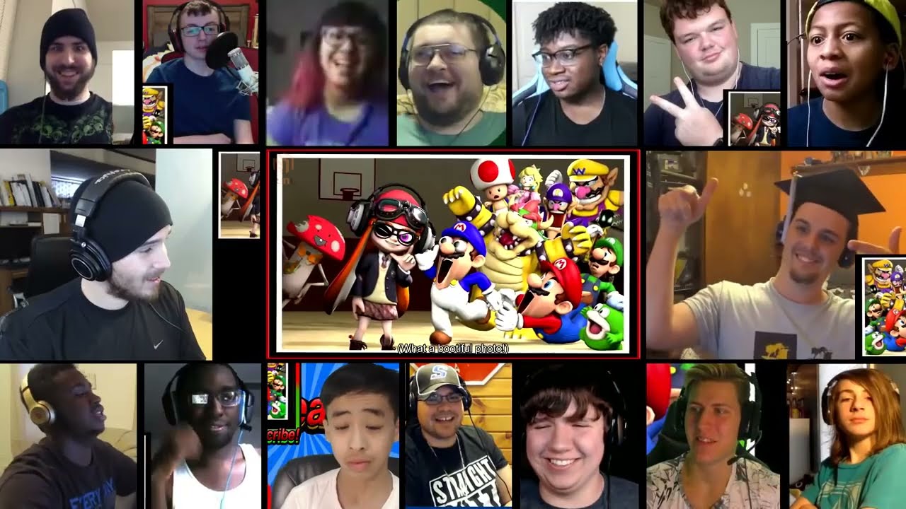 SMG4: Mario University [REACTION MASH-UP]
