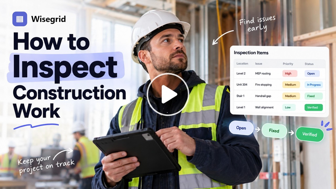 A Simple Construction Inspection Process That Works | Wisegrid.co