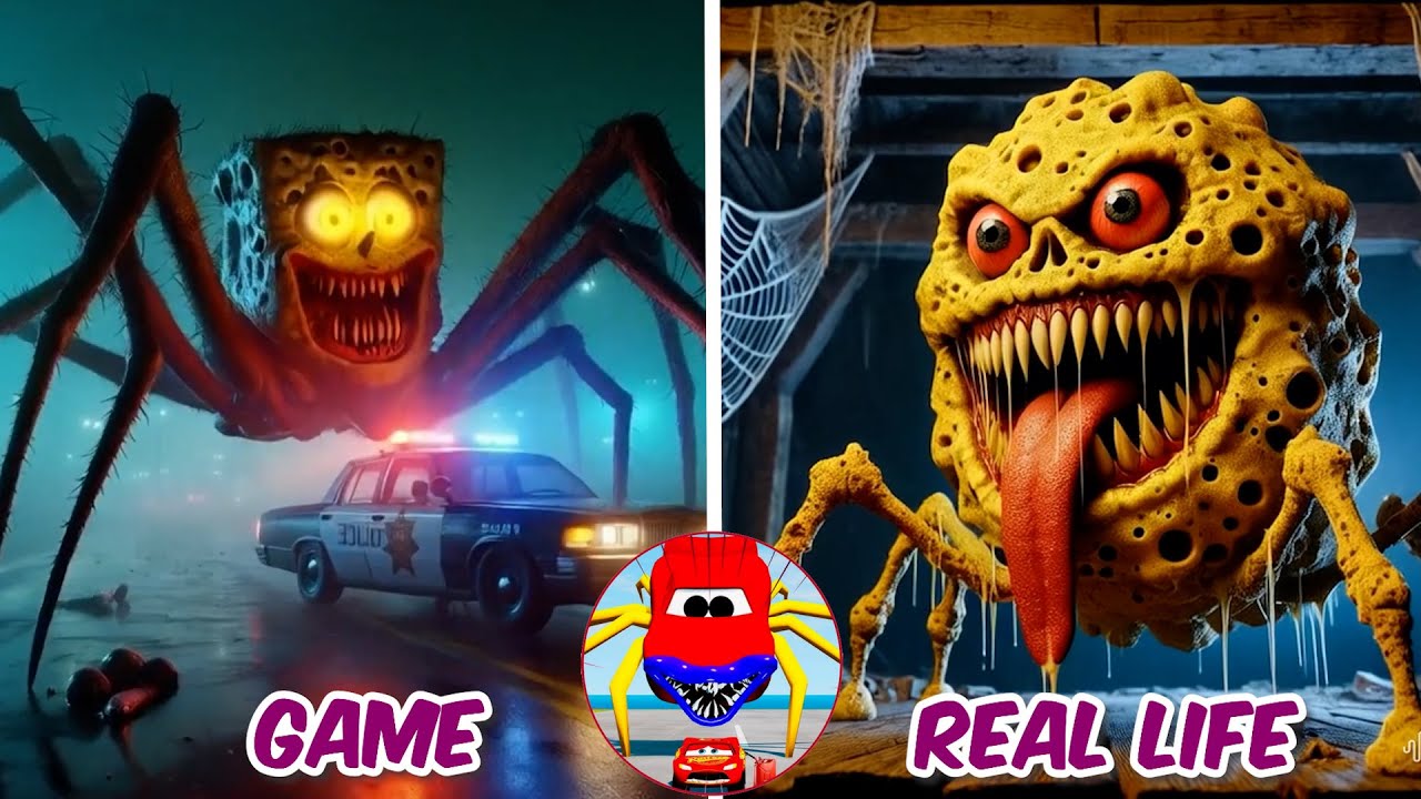 SpongeBob Monster In Real Life | Coffin Dance Song (cover) | Tiles Hop EDM Rush🎶