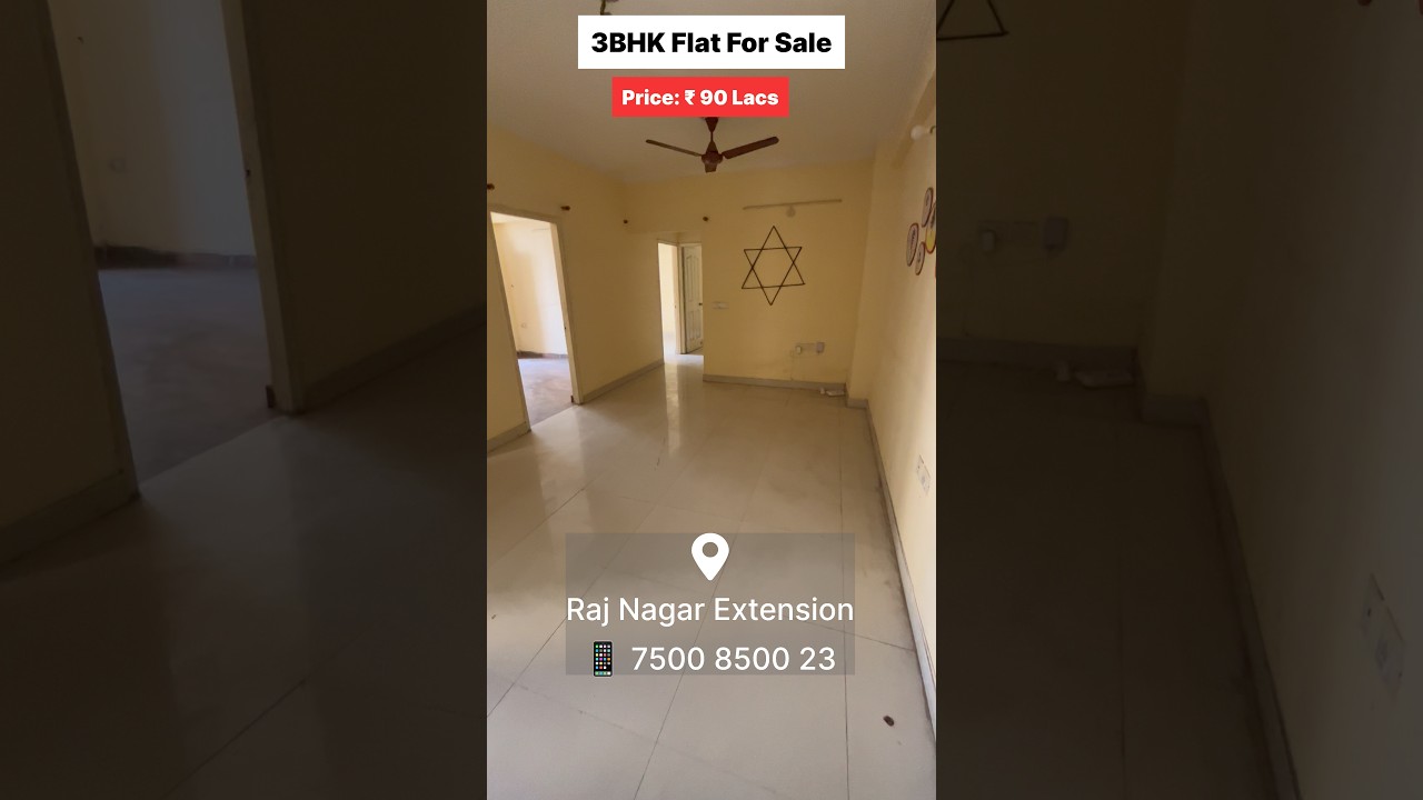 🌞 Full Sunlight 3 BHK || Park Facing Dream Home 🏡