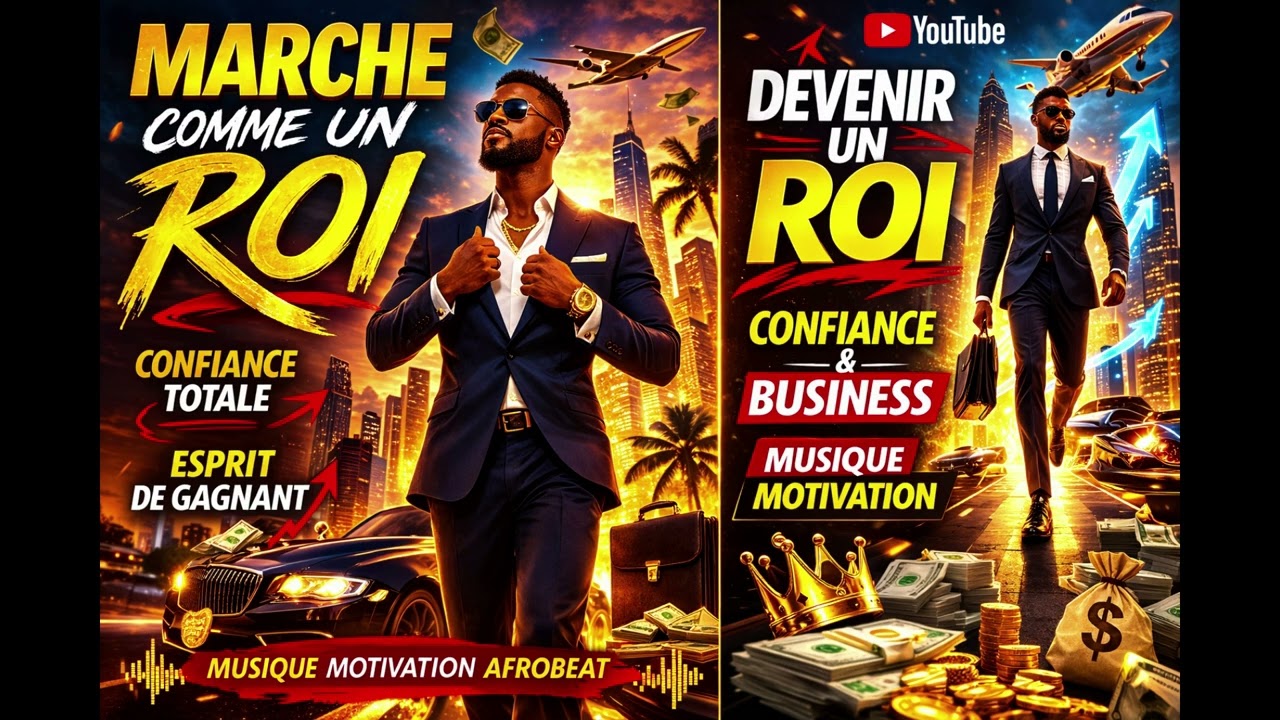 Marche Comme un Roi 🔥  Confiance et Business Afrobeat Motivation