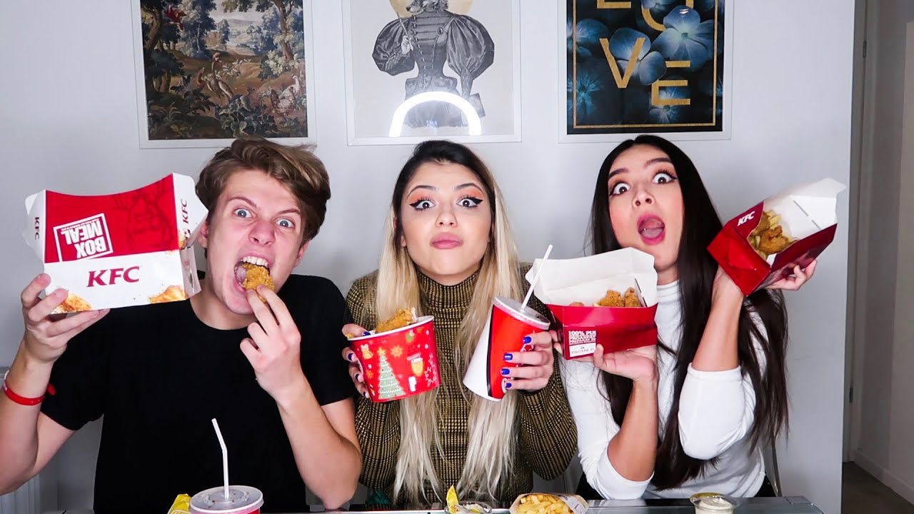 MUKBANG KFC CU GAMI SI MARIA ZVINCA +BARFE DE PE YT
