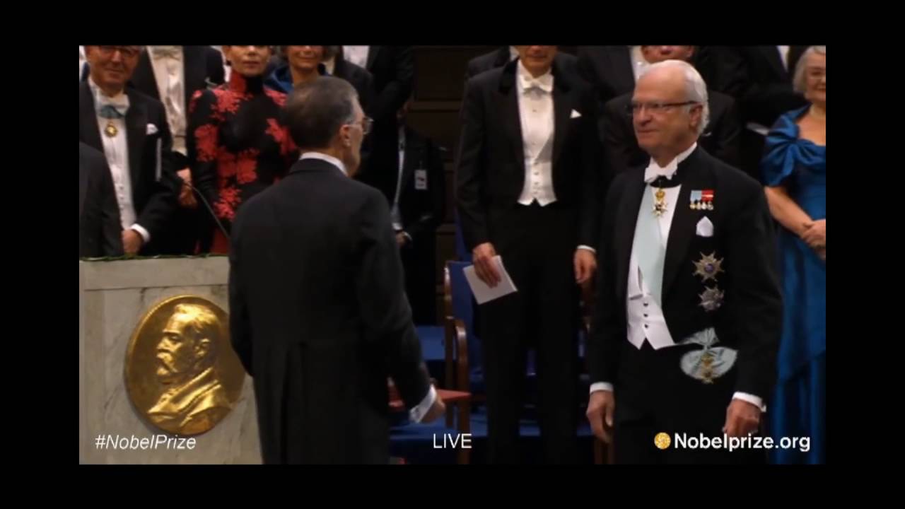 2015.12.10 Aziz Sancar 2015 Nobel Ödülü sahibi