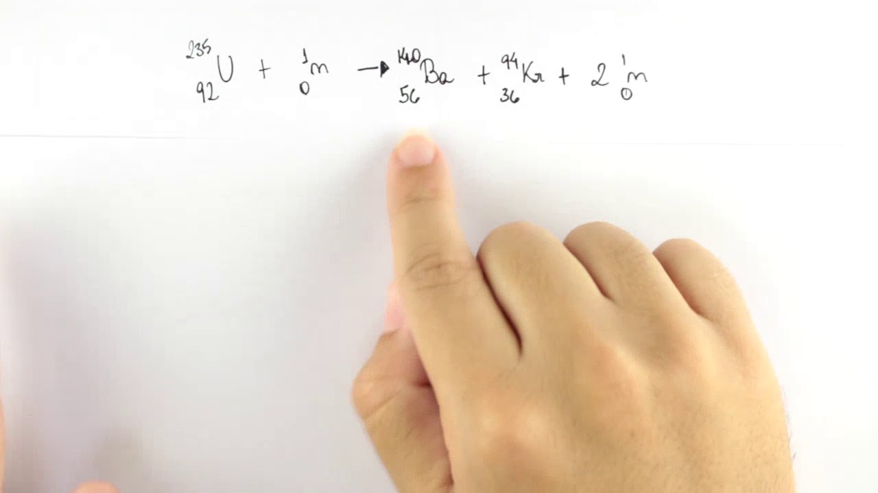 Química Nuclear - Fissão e Fusão Nuclear - Exercício