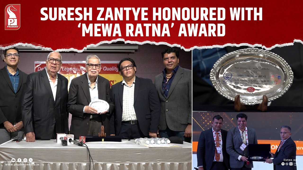 Goa-based Industry Leader Shri Suresh Zantye Honoured with ‘MEWA Ratna’ Award at MEWA India 2026