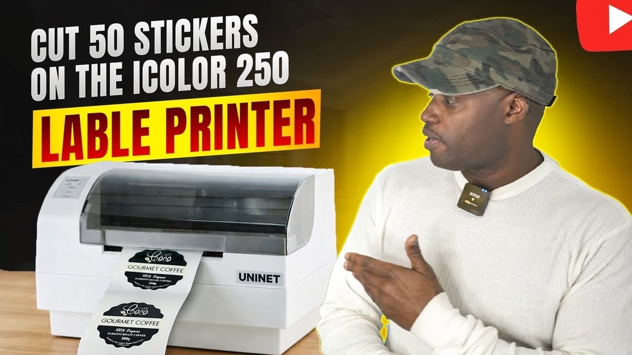 Ile czasu zajmuje wydrukowanie i wycięcie 50 naklejek na drukarce etykiet iColor 250?