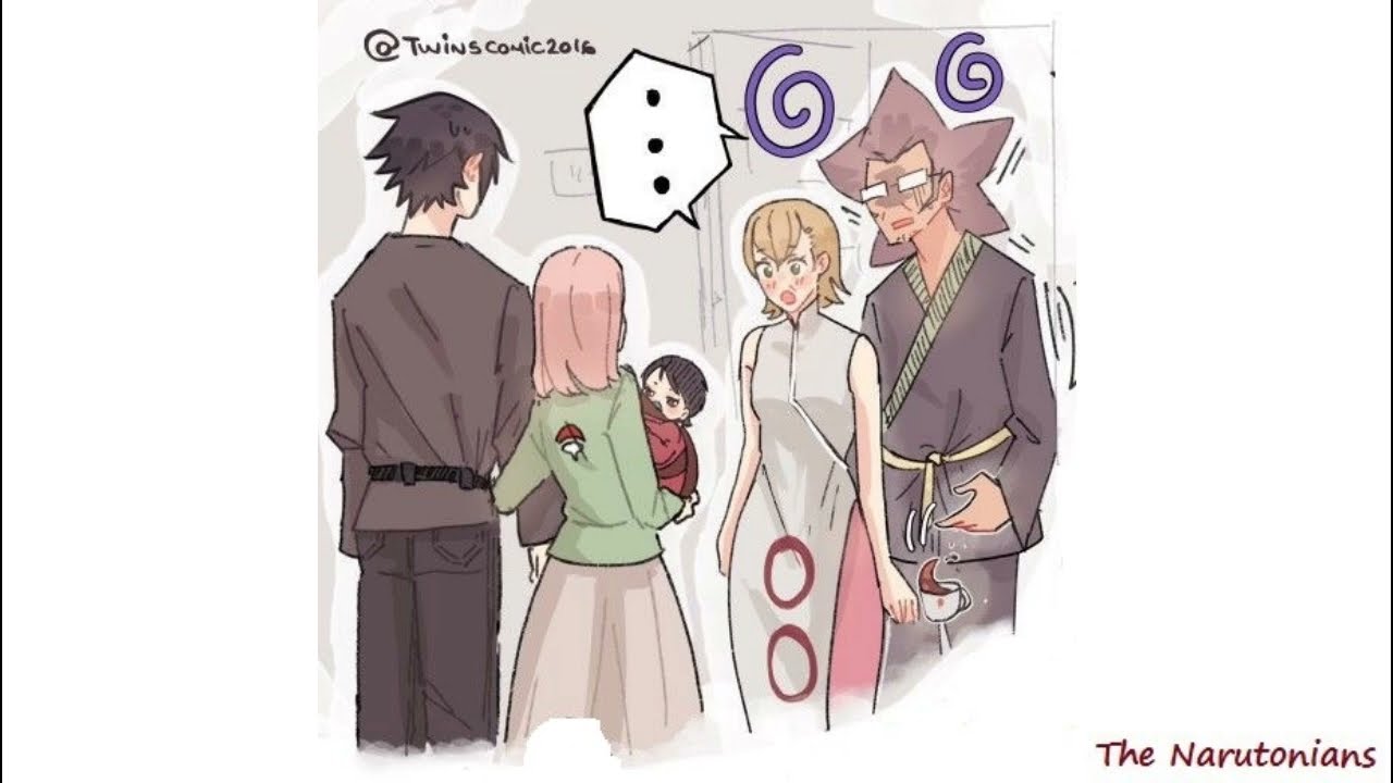Visiting in-laws || Sasuke x Sakura Mini Comics