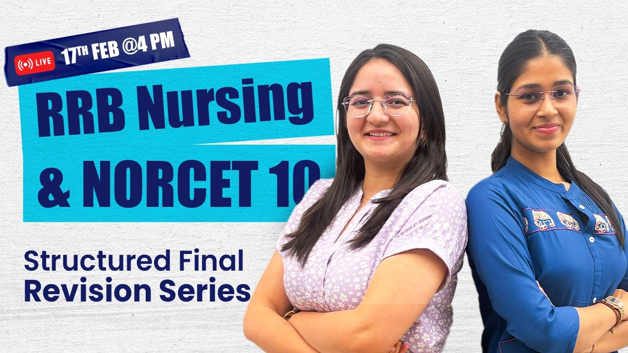 NPrep Revision Series | NORCET 10 Revision | RRB Nursing Superintendent Revision | KGMU | SGPGI PGI