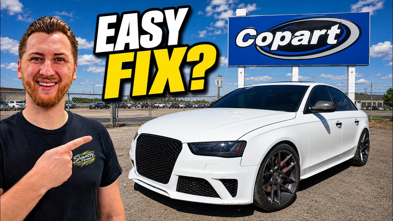 I Fixed This Salvage Audi S4 For Free!