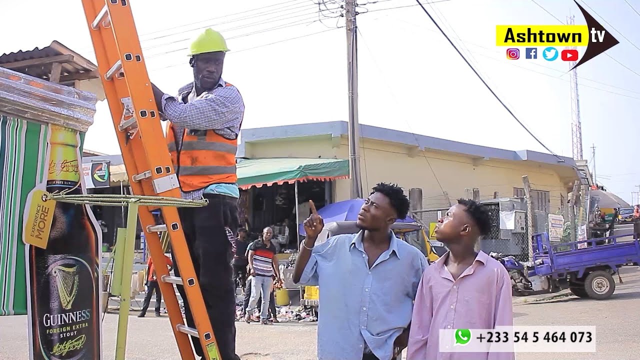 😂AKABENEZER THE ECG MAN VRS PROBLEM AKI & PAW PAW WAHALA😂 GHANA AKABENEZER COMEDY 2023