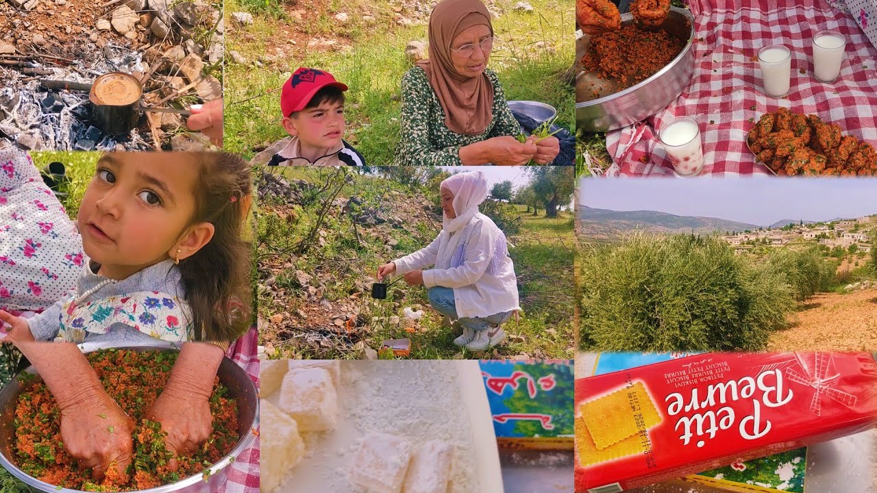 طلعنا سيران 😍 وعملنا كبة نية (جيومك)😋 وعملنا قهوة وأنبسطنا كتيرر🥀طبيعة عفرين بتجنن 🌿شوفو الفيديو 🌹♥️