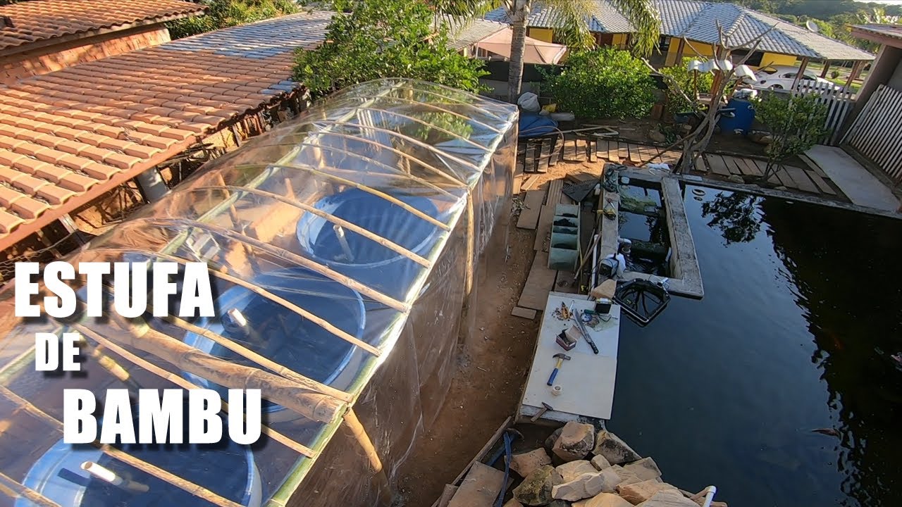 COMO FAZER UMA ESTUFA DE BAMBU PARA CRIAÇÃO DE PEIXES OU HORTALIÇAS Canal Saalada