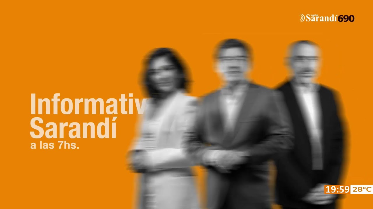 Informativo Sarandí Mediodía 🟠 Sarandí 690 Vivo 🟠