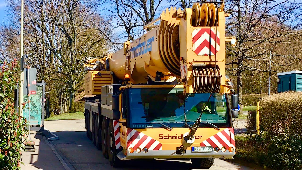 BIG SOUND!!! Liebherr KR270, MB ACTROS 3360, MAN TGX 41.540