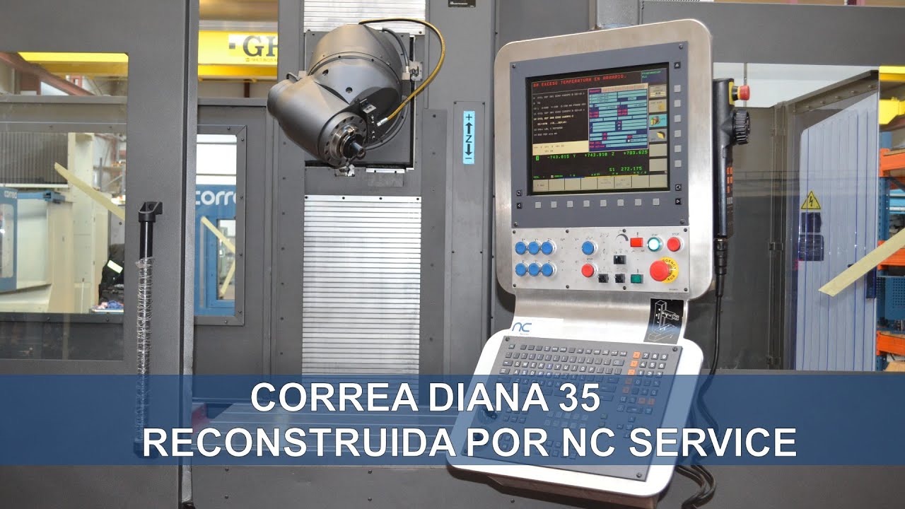 Fresadora CORREA DIANA 35 reconstruida por NC Service