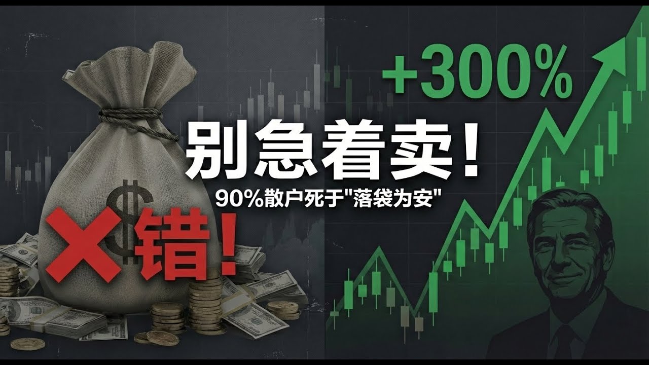 “落袋为安”竟然是最大的谎言？这位操盘手用15年不败战绩，揭秘散户亏钱的根本原因