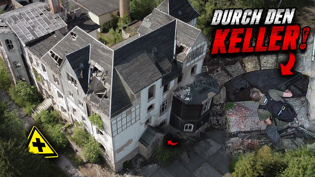 GRUSELIGE GESTALTEN IM KELLER! 😱😱 VERLASSENE HEILSTÄTTE AUF DEM BERG!