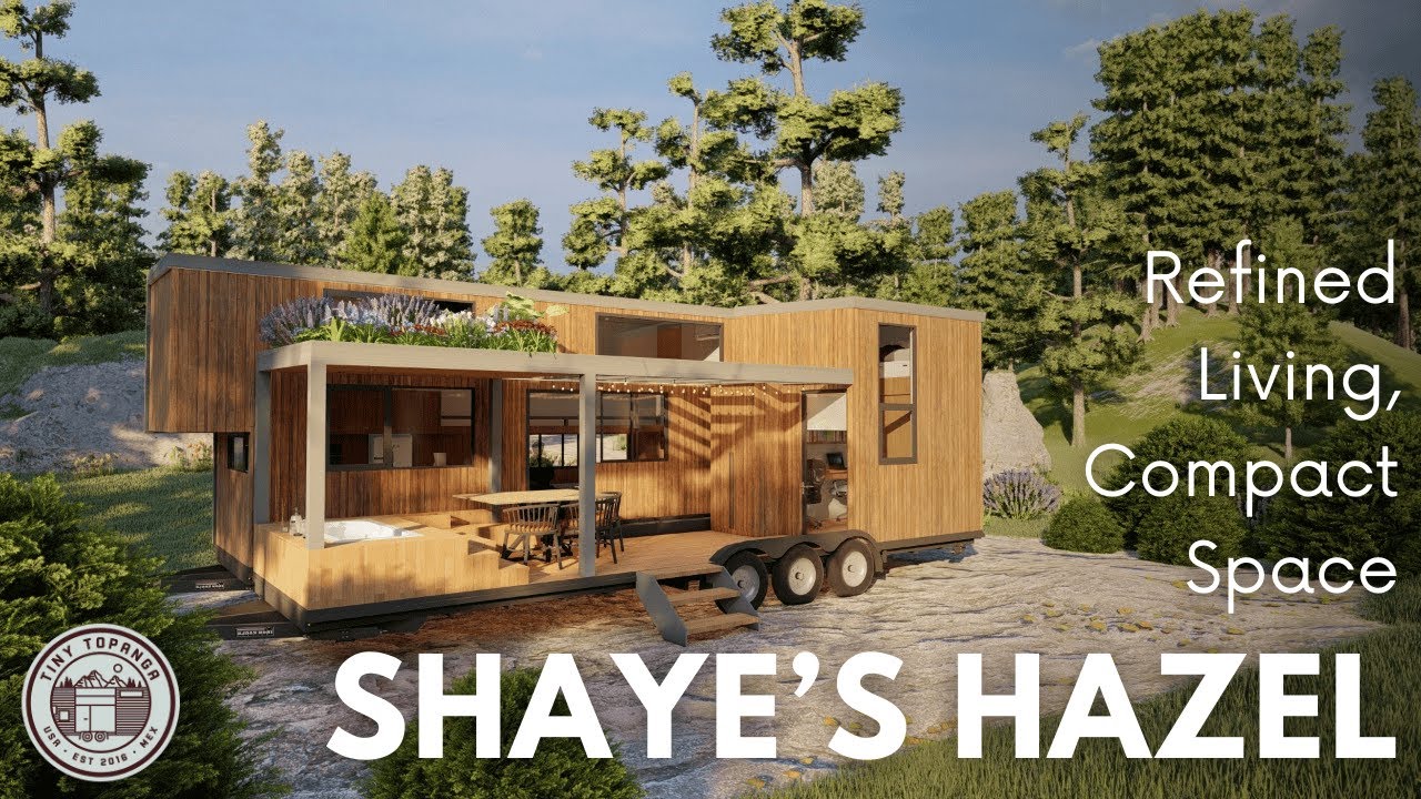 Shaye's Hazel by Tiny Topanga with Outdoor Office. 30 Foot Luxury Tiny House