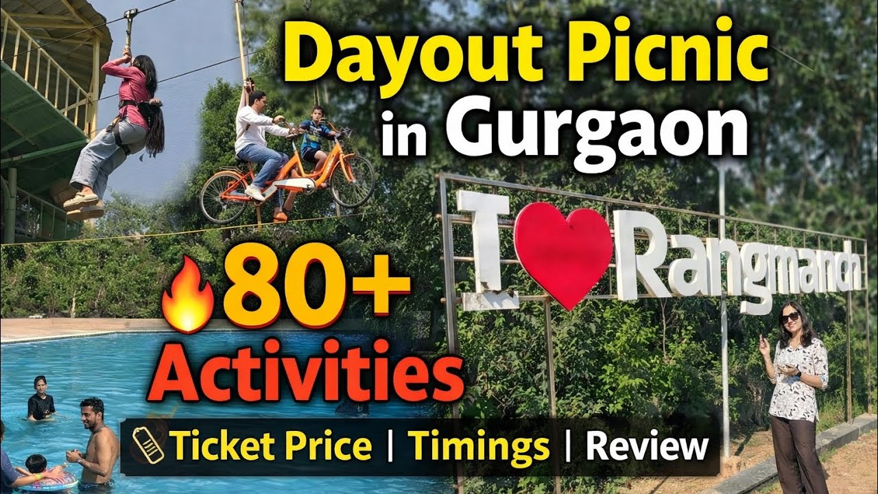80+ Activities & Unlimited Food in Just ONE Ticket 😱Gurgaon Day Out Picnic | Rangmanch Honest Review