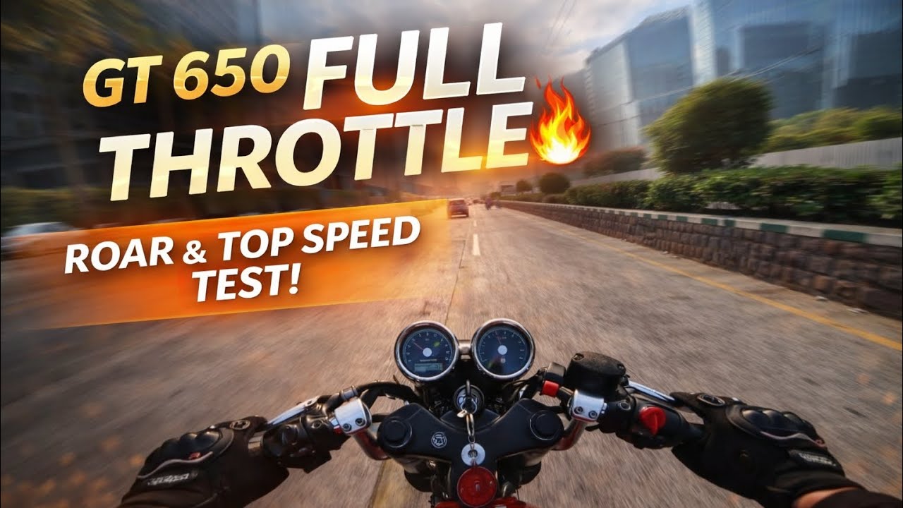 GT 650 Full Throttle 🔥 Raw Exhaust Sound | Pure Highway Ride | No Talking 2026